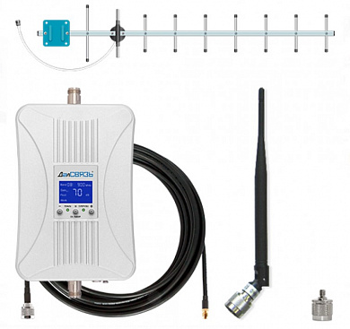 Готовый комплект усиления сотовой связи ДалCвязь DS-900-20 C1