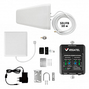 Готовый комплект усиления сотовой связи VEGATEL VT-900E/1800-kit (дом, LED)